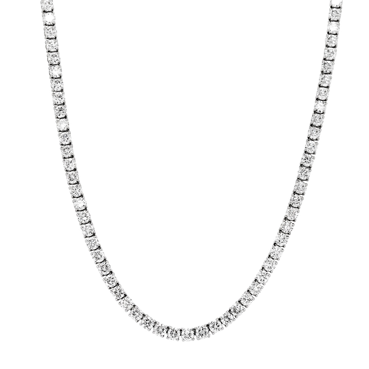 DIAMOND TENNIS NECKLACE, 10.00 CTW LAB GROWN DIAMONDS