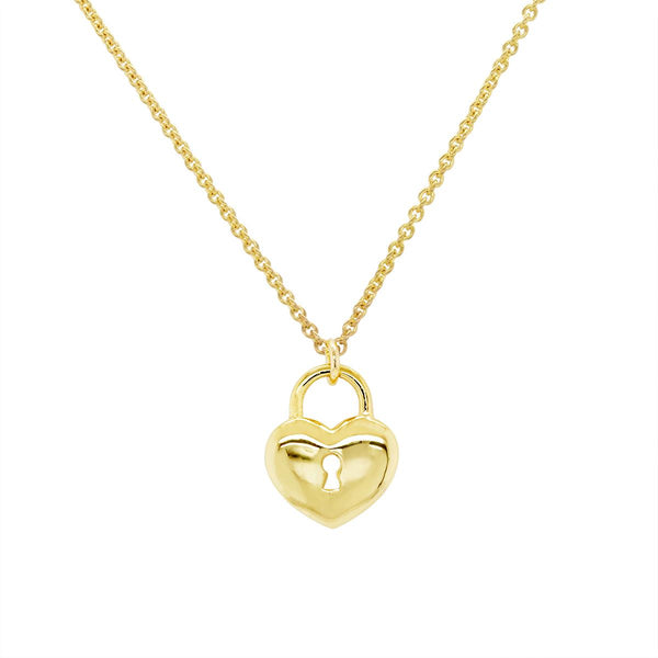 【VINTAGE HOLLYWOOD】Keyhole Heart Necklace★追跡送 Vintage 1950s Clear Rhinestone and Rhodium Heart Pendant