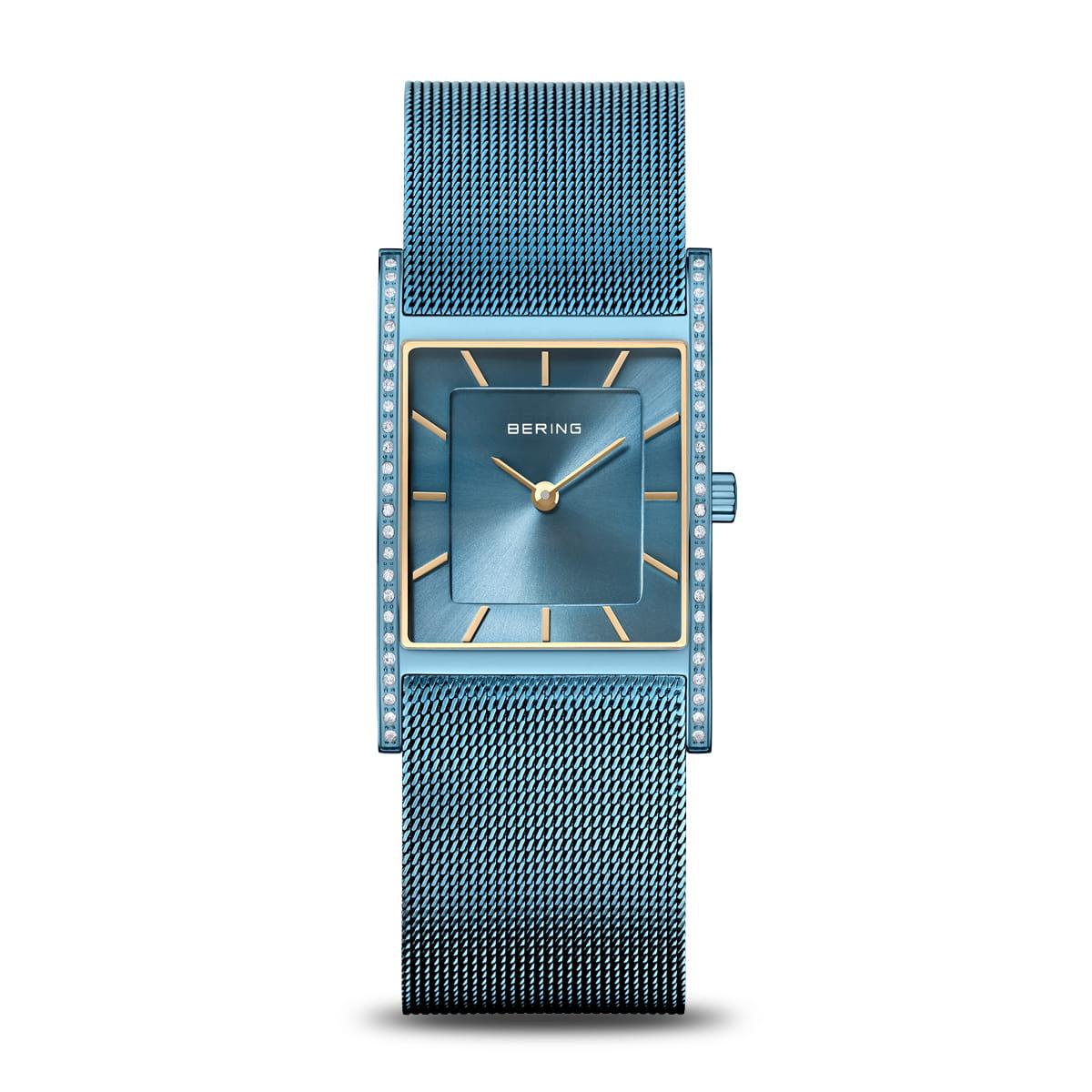 LADIES BLUE STAINLESS STEEL BERING WATCH