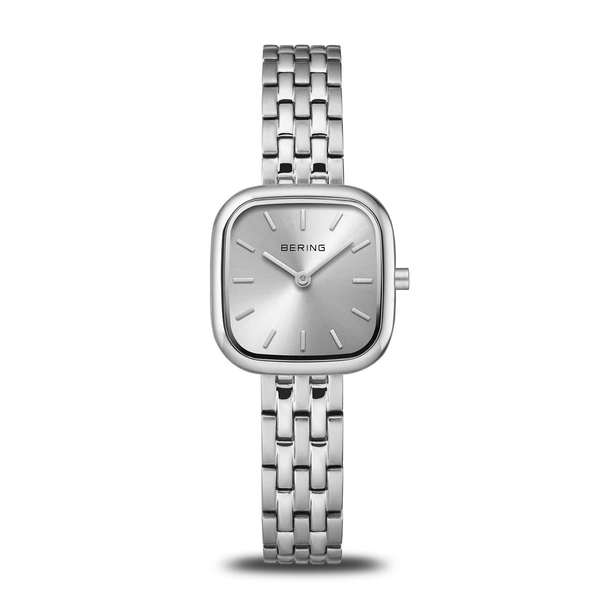 LADIES STAINLESS STEEL BERING WATCH WITH ANGULAR CASE