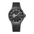 MEN'S BLACK STAINLESS STEEL GLOCK WATCH WITH BLACK DIAL, 44MM