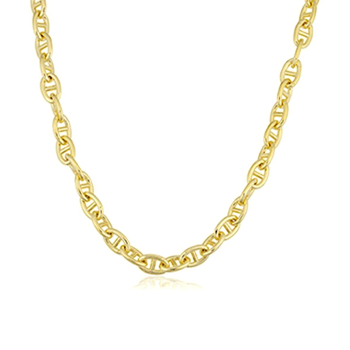 GOLD FILLED TWISTED MARINER CHAIN NECKLACE