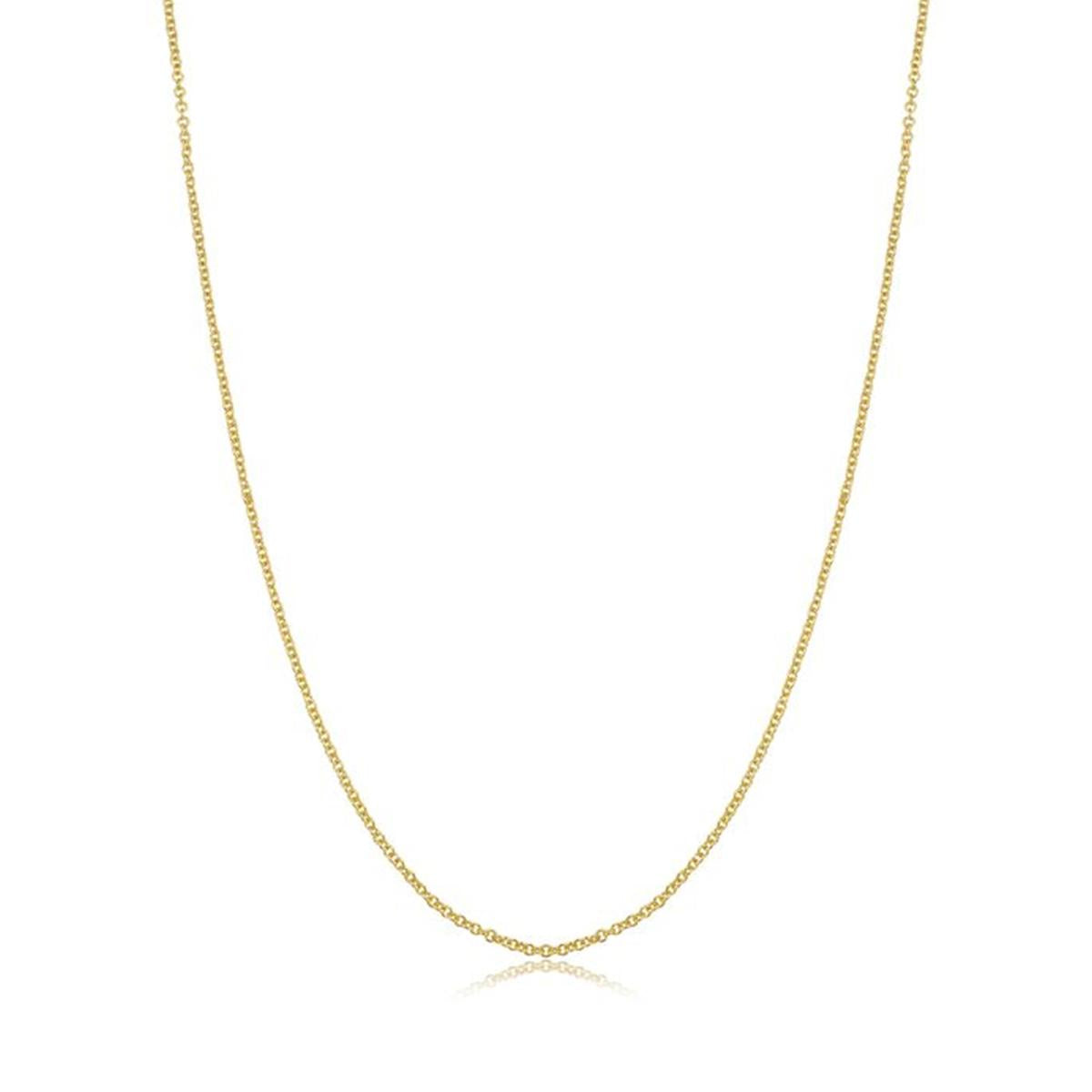 GOLD FILLED CABLE CHAIN NECKLACE, 1.3MM