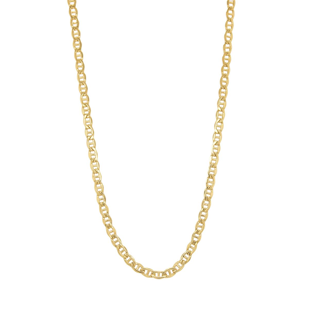 GOLD FILLED MARINER LINK CHAIN NECKLACE