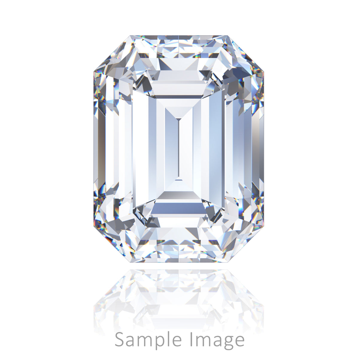 3.04 CT Lab Grown Diamond - Emerald (E-VS1)