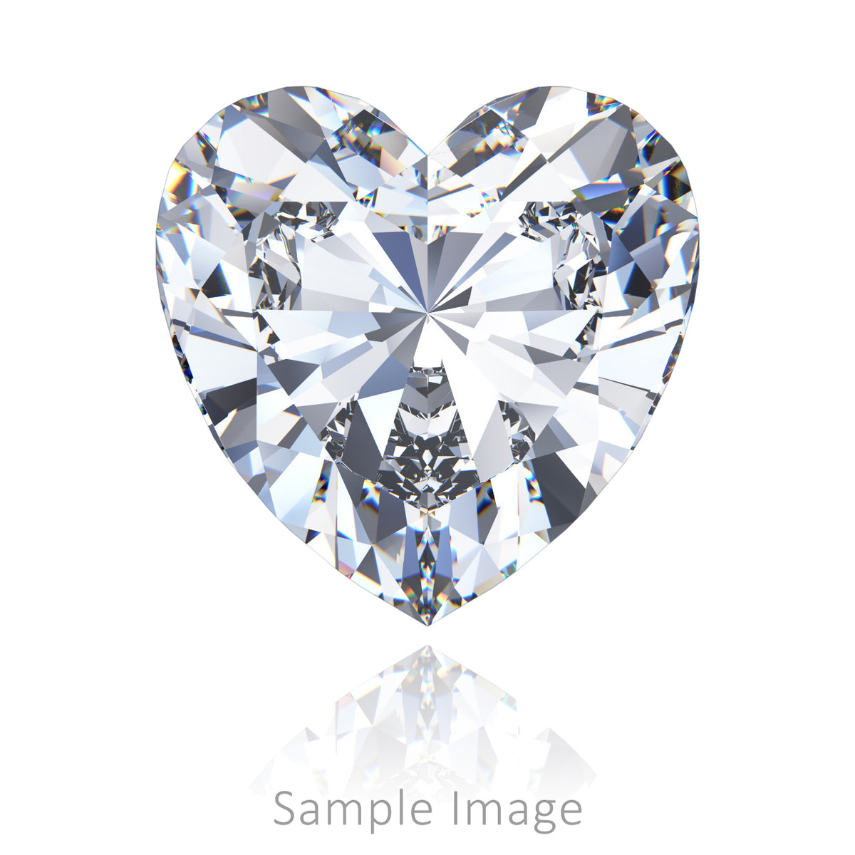0.59 CT Loose Diamond - Heart (H-SI3)