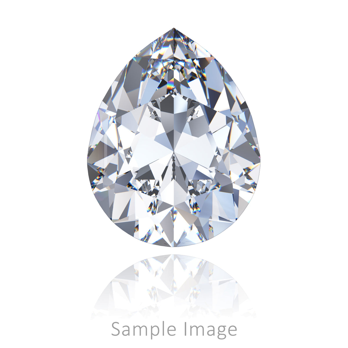 0.54 CT Loose Diamond - Pear (F-SI1)
