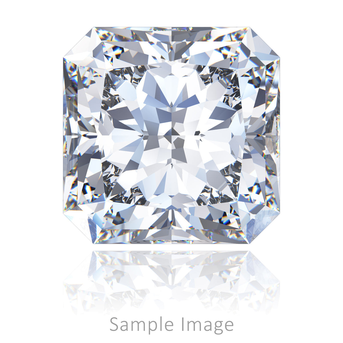 0.53 CT Loose Diamond - Radiant (G-SI1)