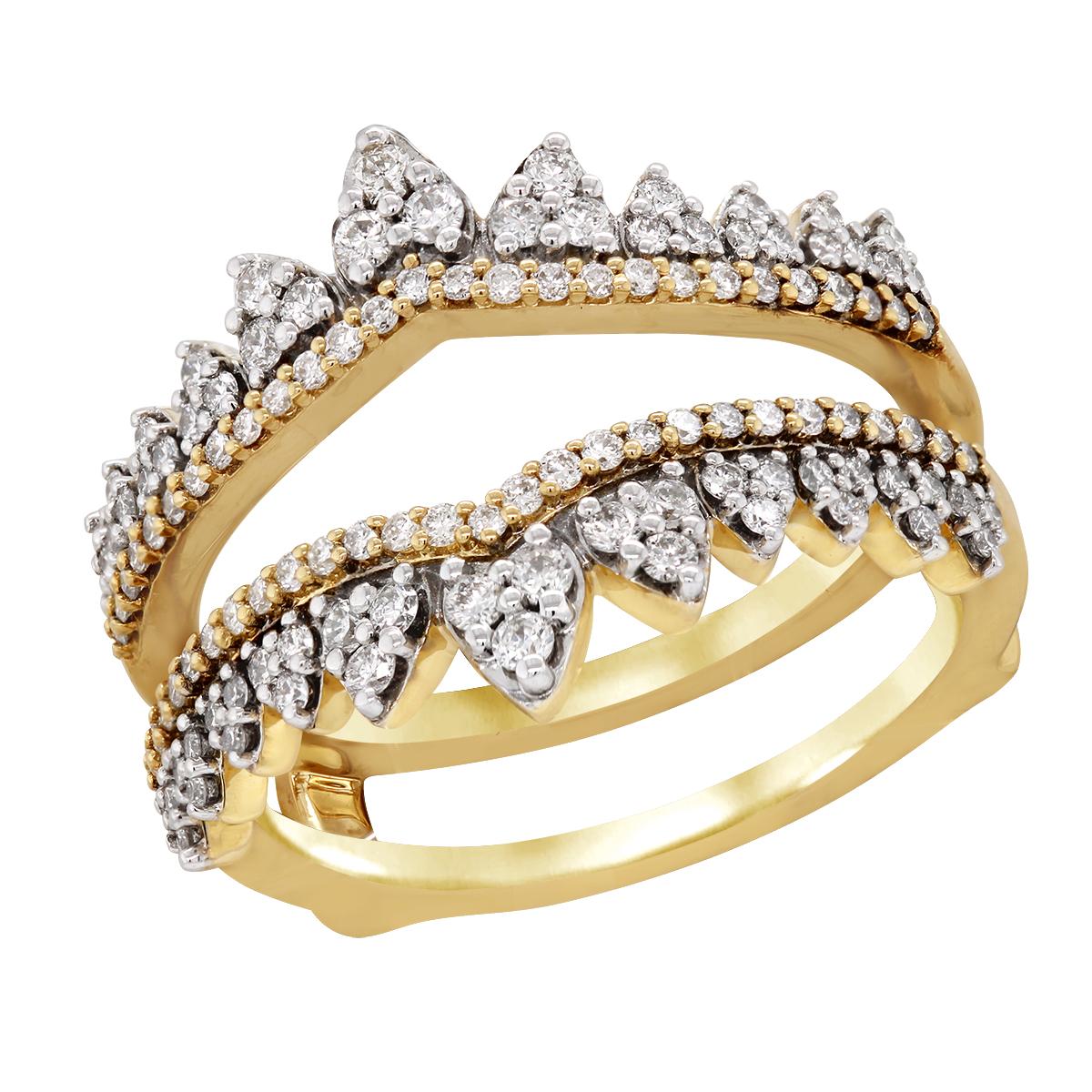 Spring Insert Diamond Ring Wedding ring inserts 60 photos - Astyledwedding.com