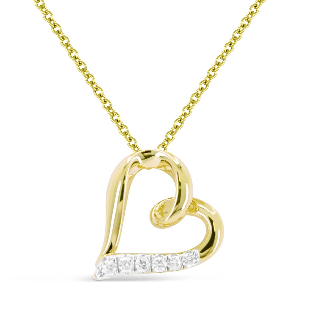 9ct Gold Heart Locket (Chain Included) at Fraser Hart