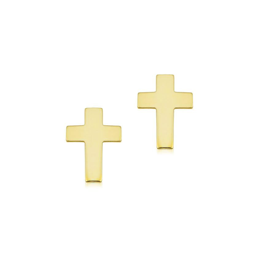 CROSS STUD EARRINGS