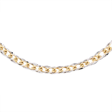 TWO-TONE GOLD WEAVE STYLE BRACELET