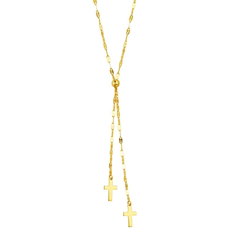 DANGLE CROSS NECKLACE 