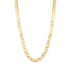 YELLOW GOLD GENTS MARINER CHAIN NECKLACE