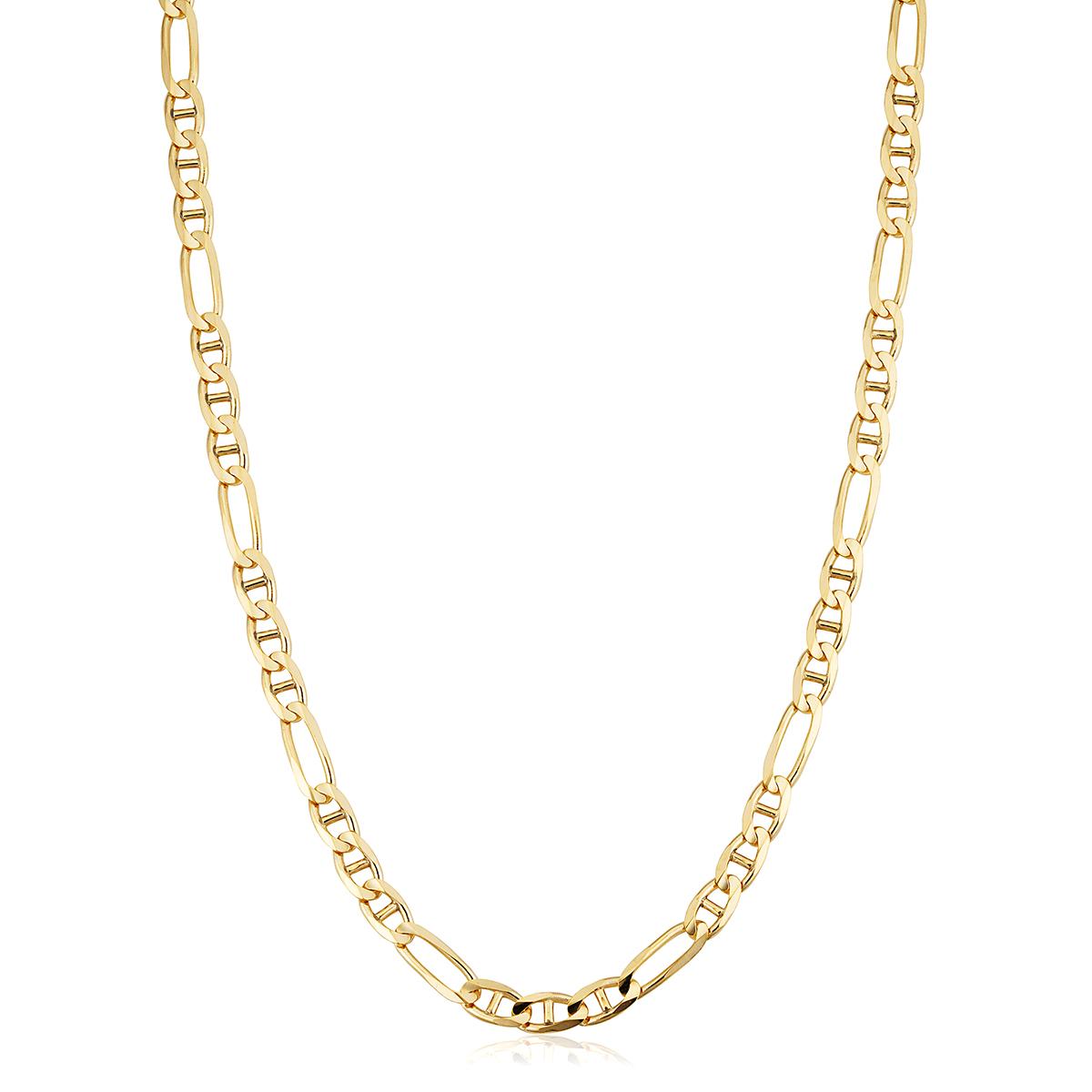 MEN&#39;S YELLOW GOLD FICONUCCI CHAIN, 4.8MM