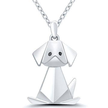 ORIGAMI DOG PENDANT