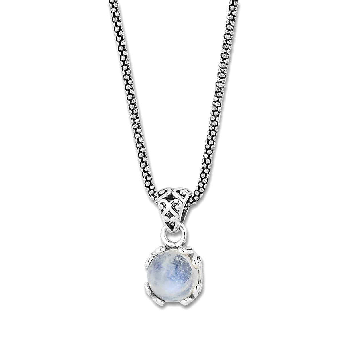 SAMUEL B. MOONSTONE PENDANT NECKLACE