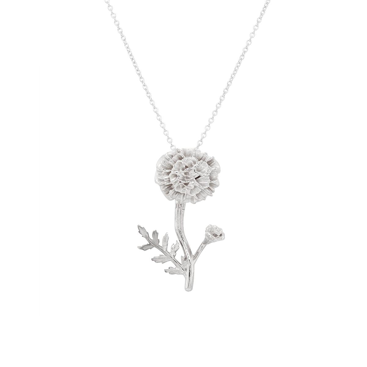 ネックレス・ペンダント TATIANA Silver 925 Crystal Flower Necklace NZ2401 5005884637 PETITE STERLING SILVER CARNATION PENDANT NECKLACE - Howard's