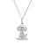 STERLING SILVER SMALL ORIGAMI DOG PENDANT