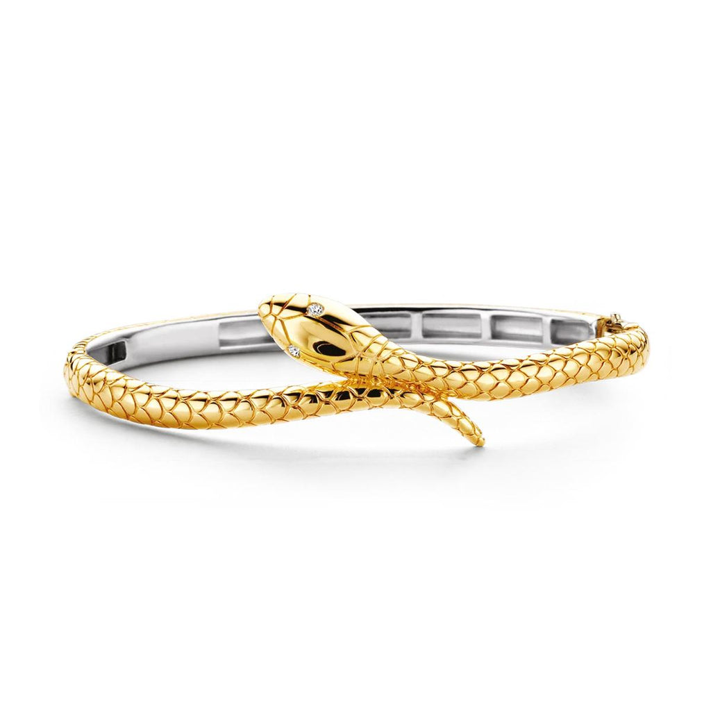 新品Hender Scheme Python Brass Bangle S Hender Scheme 「python brass bangle L / brown python」 – SISTER