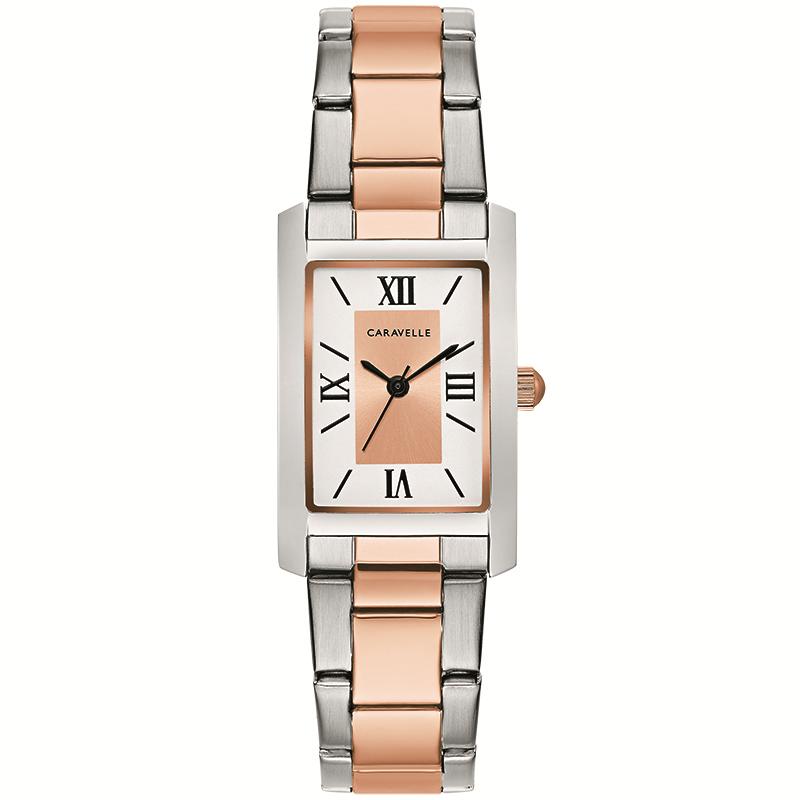 Caravelle rose shop gold watch