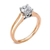 ZEGHANI MODERN SOLITAIRE ENGAGEMENT RING SETTING