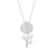 COSMOS FLOWER PENDANT NECKLACE