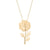 COSMOS FLOWER PENDANT NECKLACE